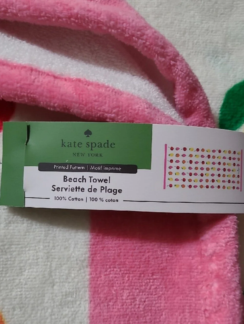 Kate Spade Fruity Beach Towel